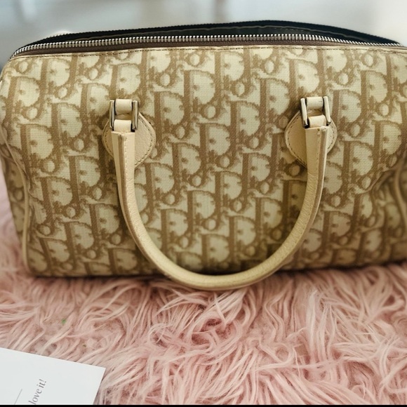 Christian dior Diorrissimo embroidered floral boston bag RARE! - Picture 6 of 12